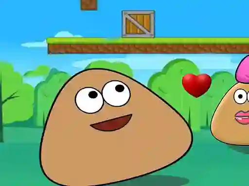 Pou Slide — безкоштовна онлайн гра