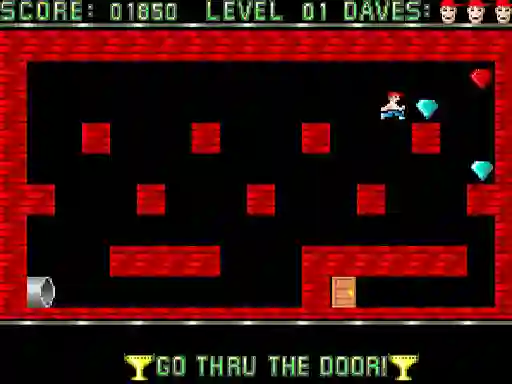 Dangerous dave — безкоштовна онлайн гра