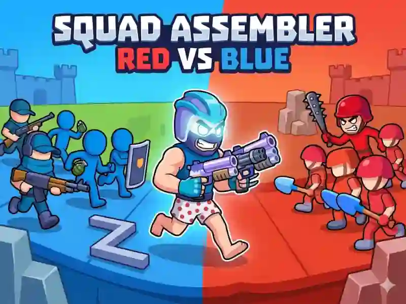 Squad Assembler Red Vs Blue — безкоштовна онлайн гра