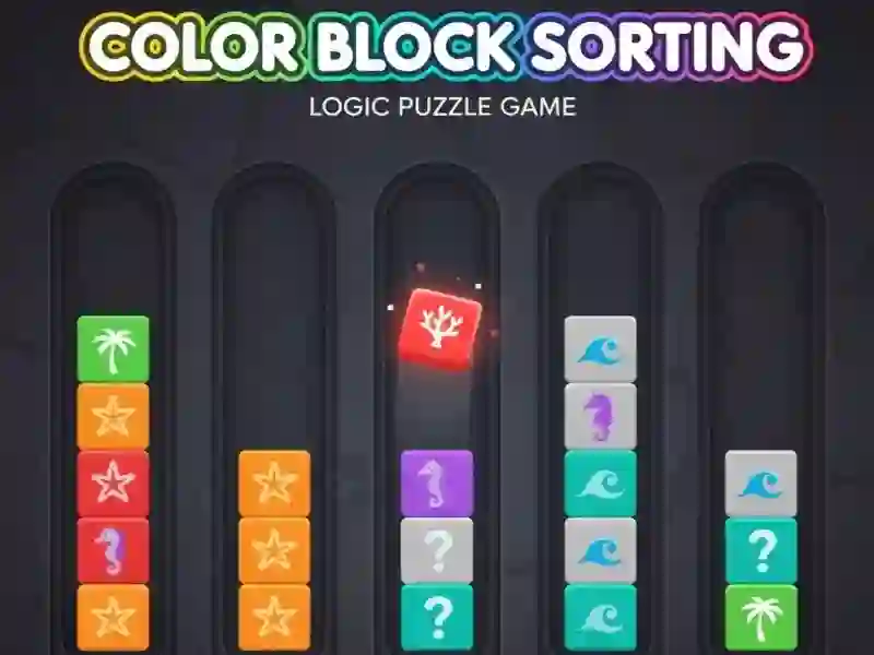 Color Block Sorting — безкоштовна онлайн гра