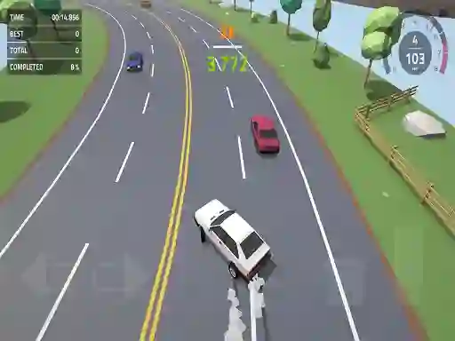 Polygon Drift: Endless Traffic Racing — безкоштовна онлайн гра