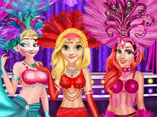 Princess As Los Vegas Showgirls — безкоштовна онлайн гра