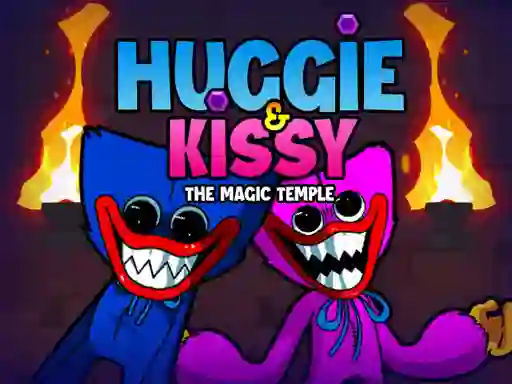 Huggie & Kissy The Magic Temple — безкоштовна онлайн гра