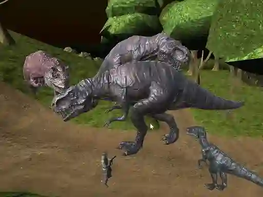 Mightnight Multiplayer Dinosaur Hunt — безкоштовна онлайн гра
