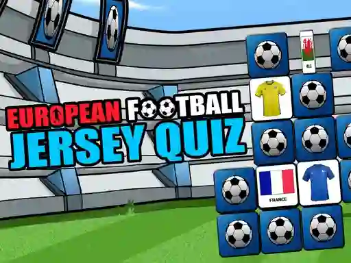European Football Jersey Quiz — безкоштовна онлайн гра