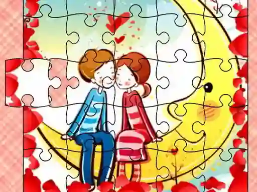 Loving Couple Jigsaw — безкоштовна онлайн гра