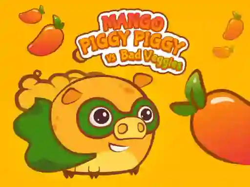 Mango Piggy Piggy vs Bad Veggies — безкоштовна онлайн гра