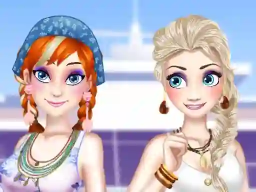 Ella and Anna Spring Break — безкоштовна онлайн гра