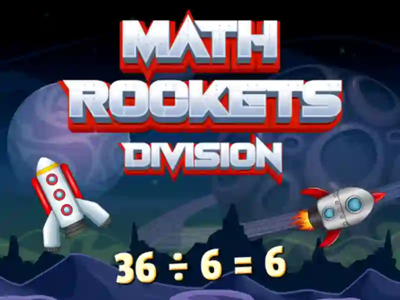 Math Rockets Division — безкоштовна онлайн гра