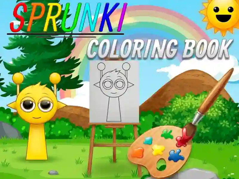 Sprunki Coloring Book — безкоштовна онлайн гра