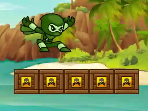 Green Ninja Run — безкоштовна онлайн гра
