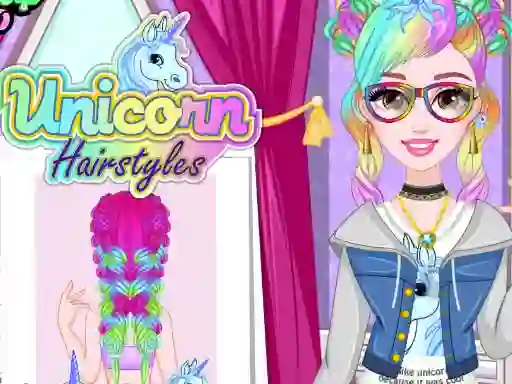 Unicorn Hairstyles — безкоштовна онлайн гра