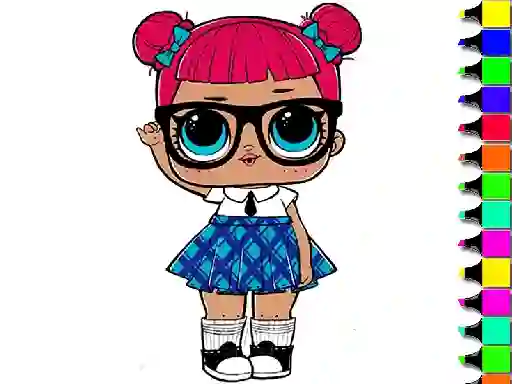 Easy Kids Coloring Lol — безкоштовна онлайн гра