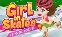 Girl on Skates: Flower Power — безкоштовна онлайн гра