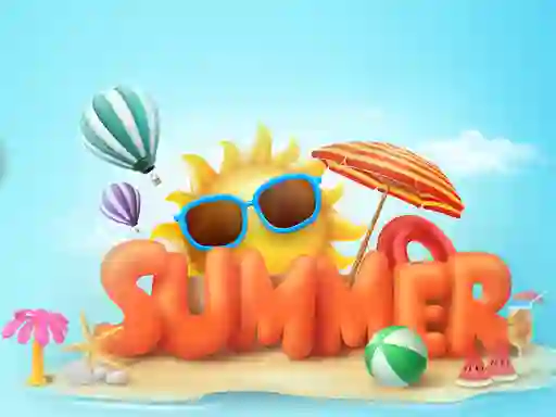 Happy summer jigsaw puzzle — безкоштовна онлайн гра