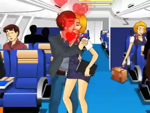 Air Hostess Kissing — безкоштовна онлайн гра
