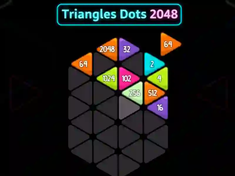 Triangles Dots 2048 — безкоштовна онлайн гра
