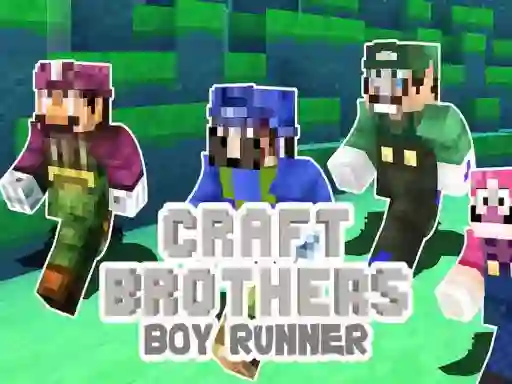 Craft Bros Boy Runner — безкоштовна онлайн гра