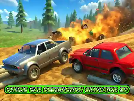Online Car Destruction Simulator 3D — безкоштовна онлайн гра