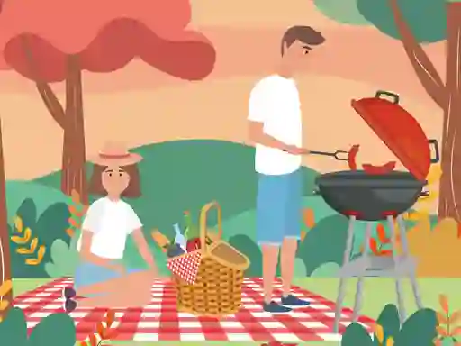 Barbecue Picnic Hidden Objects — безкоштовна онлайн гра