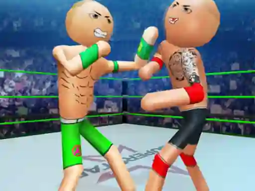 Police Stick Man Wrestling Fighting — безкоштовна онлайн гра