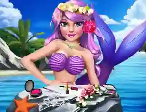 Princess Mermaid Makeup Style — безкоштовна онлайн гра