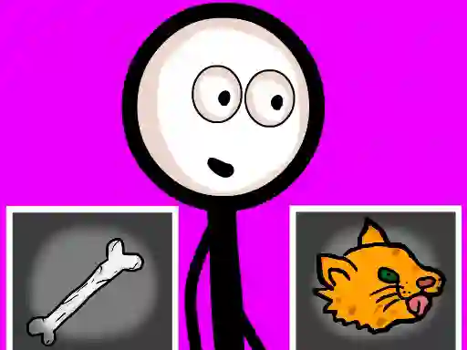 Stickman Choosing actions — безкоштовна онлайн гра