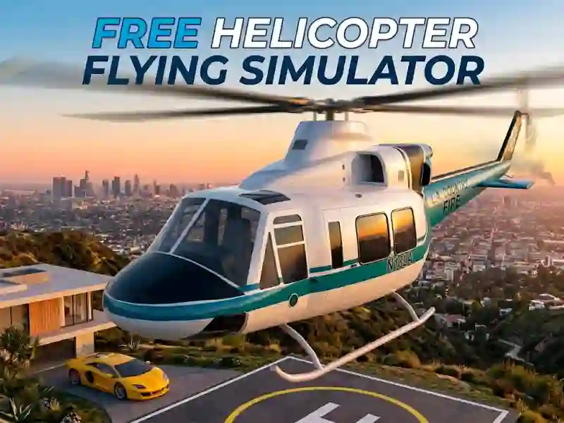 Free Helicopter Flying Simulator — безкоштовна онлайн гра