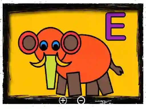 Easy Kids Coloring Letters — безкоштовна онлайн гра