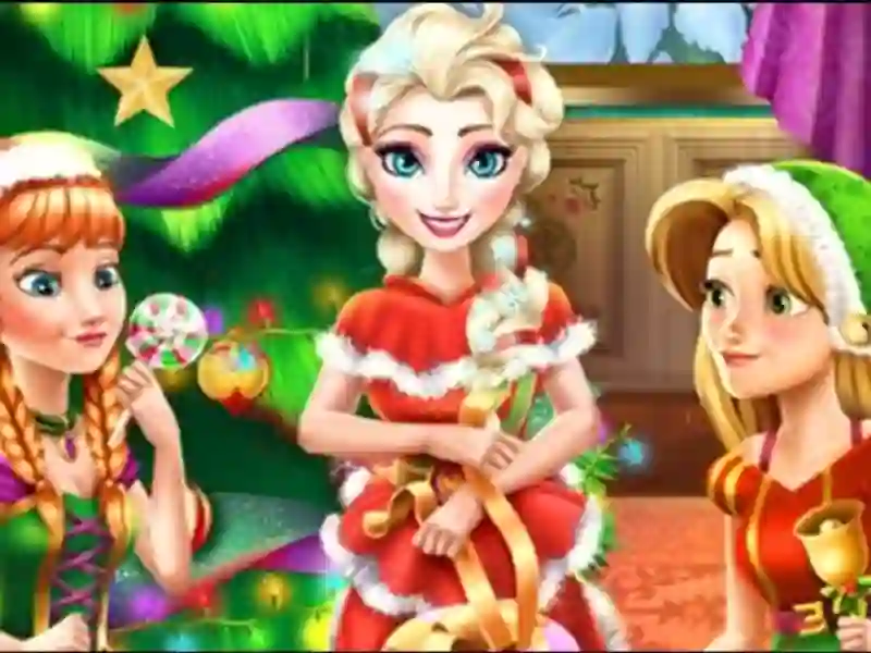 Disney Princess Christmas Party — безкоштовна онлайн гра