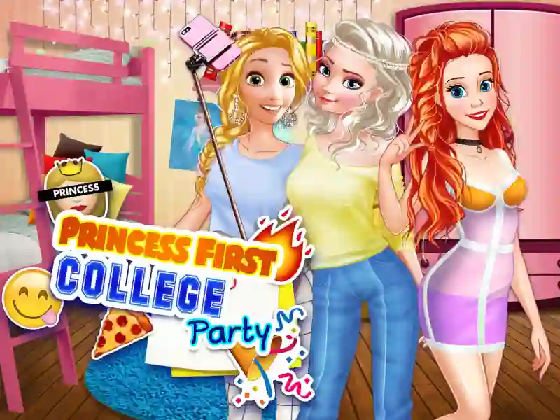 Princess First College Party — безкоштовна онлайн гра