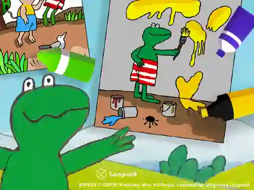 Coloring Kikker — безкоштовна онлайн гра