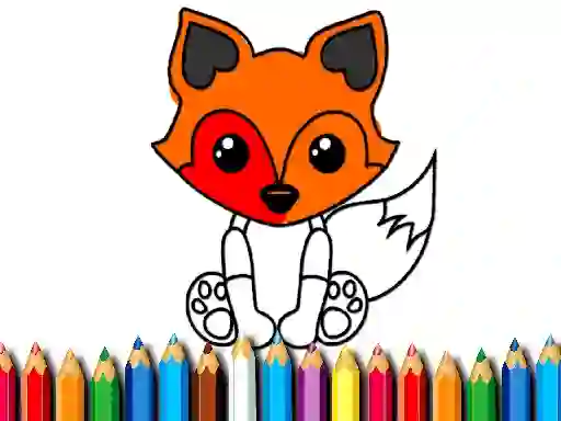 Fox Coloring Book — безкоштовна онлайн гра