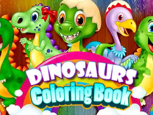 Dinosaurs Coloring Book — безкоштовна онлайн гра