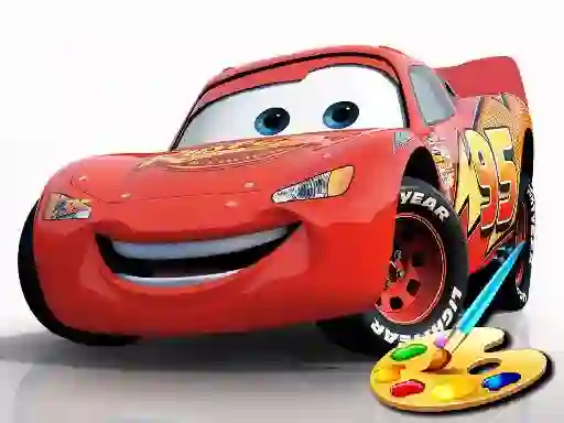 Disney Cars Coloring Book — безкоштовна онлайн гра