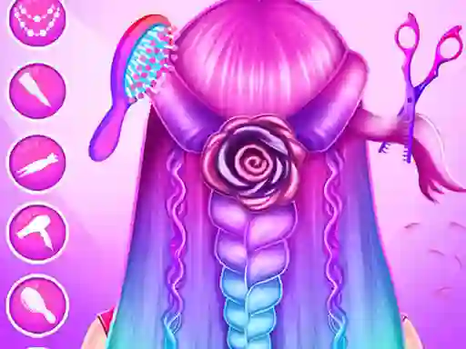 Braid Hair Salon Girls — безкоштовна онлайн гра