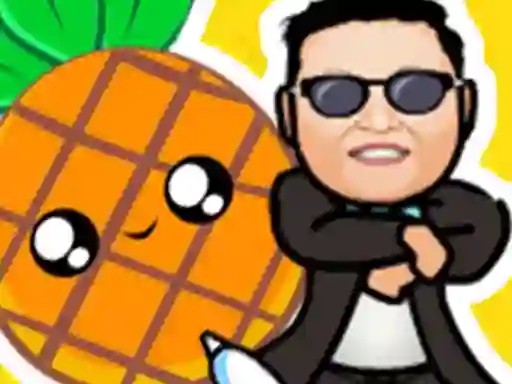 Pineapple and pen vs gangnam style — безкоштовна онлайн гра