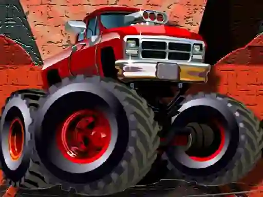 Crazy Monster Trucks Puzzle — безкоштовна онлайн гра