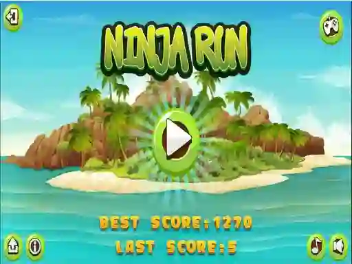 Ninja Run — безкоштовна онлайн гра