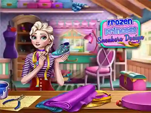 Frozen Princess Sneakers Design — безкоштовна онлайн гра