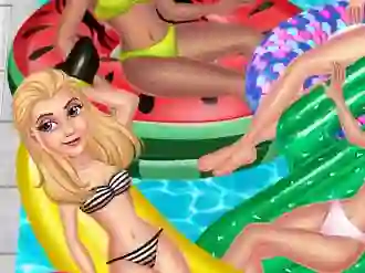 Princess Pool Party Floats — безкоштовна онлайн гра