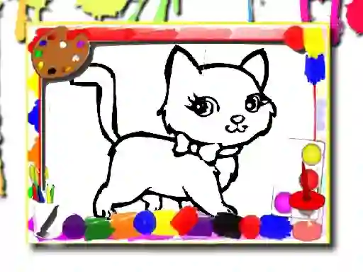 Sweet Cats Coloring — безкоштовна онлайн гра