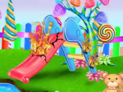 Candy Garden Cleaning — безкоштовна онлайн гра
