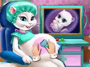 Kitty Pregnant Check-up — безкоштовна онлайн гра