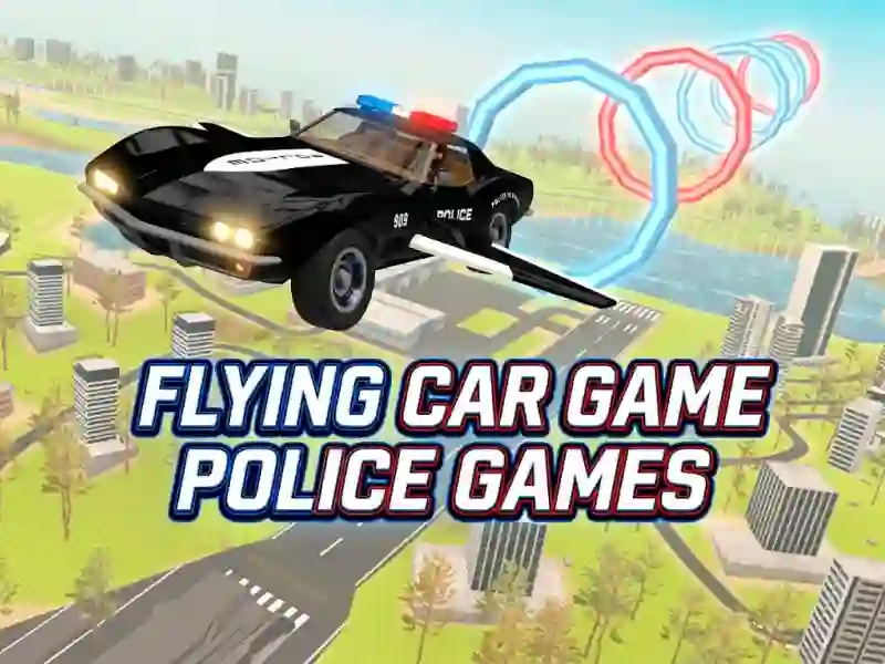 Flying Car Game Police Games — безкоштовна онлайн гра