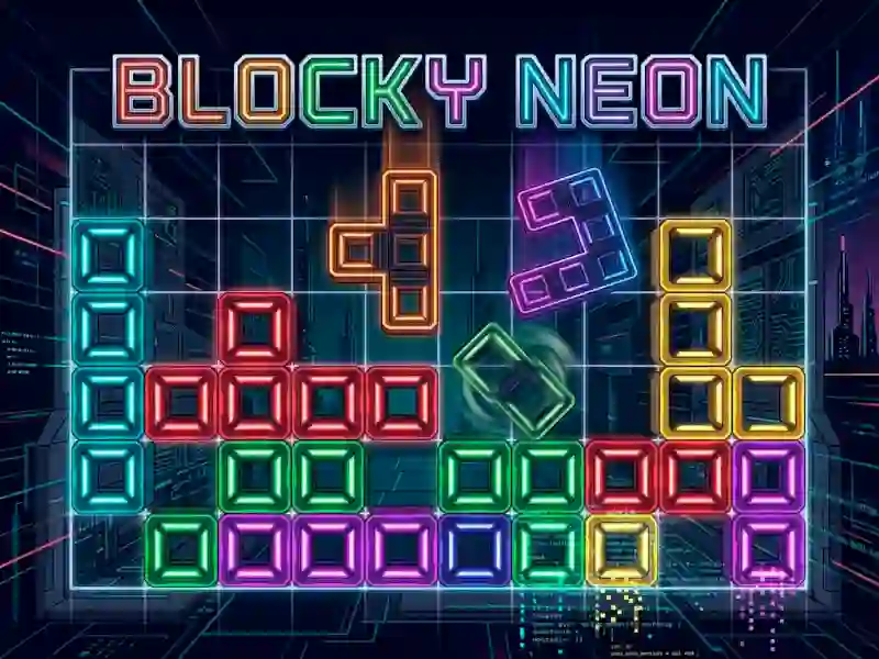 Blocky Neon — безкоштовна онлайн гра
