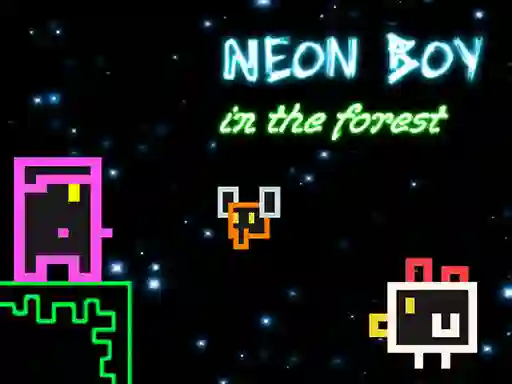 Neon Boy in the forest — безкоштовна онлайн гра