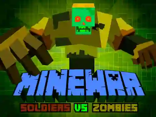 Minewar Soldiers vs Zombies — безкоштовна онлайн гра