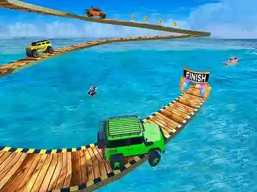 Impossible Tracks Jeep Stunts Driving — безкоштовна онлайн гра