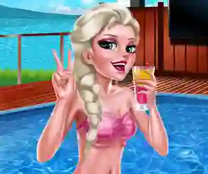 Ice Queen Pool Day — безкоштовна онлайн гра